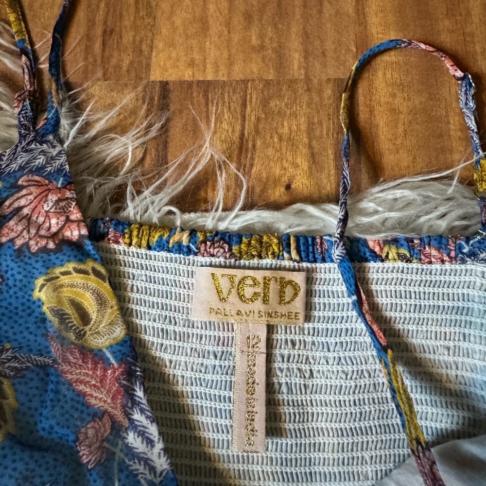 Anthropologie Verb By Pallavi Singhee Vineyard Tiered Maxi Dress - Picture 7 of 10
